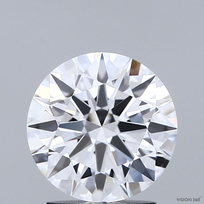 2.04 Carat Round Shaped, Ideal Cut, D Color, VVS2 Clarity, IGI Certified Lab Grown Diamond
