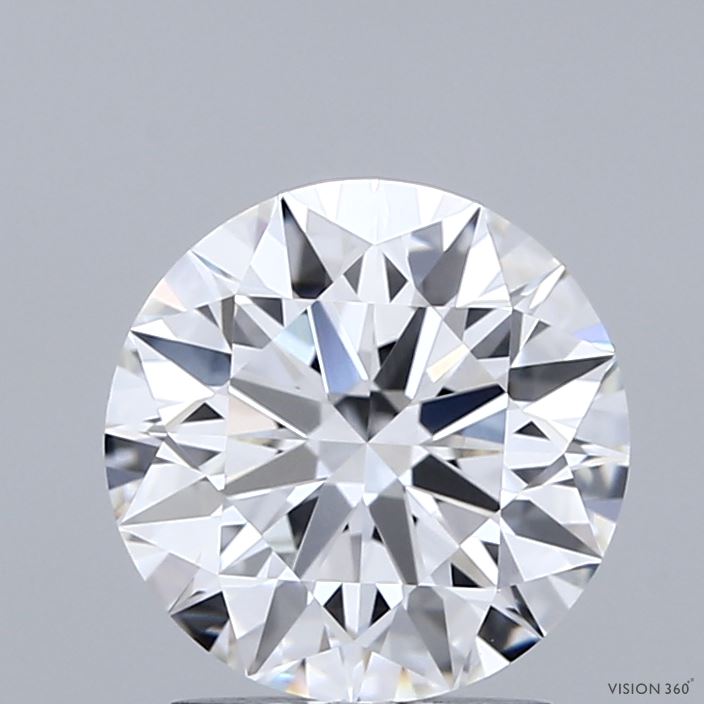 2.04 Carat Round Shaped, Ideal Cut, E Color, VVS2 Clarity, IGI Certified Lab Grown Diamond