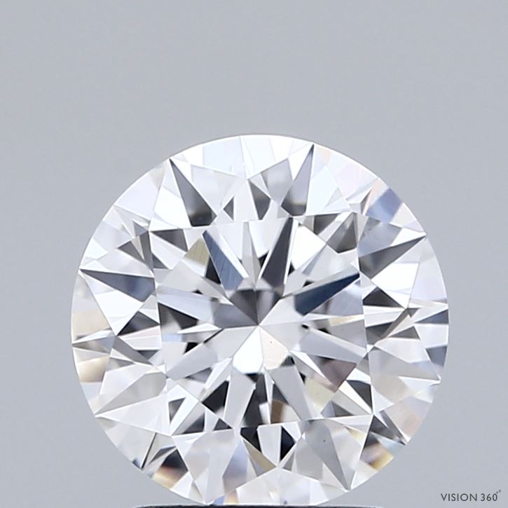2.05 Carat Round Shaped, Ideal Cut, E Color, VVS2 Clarity, IGI Certified Lab Grown Diamond