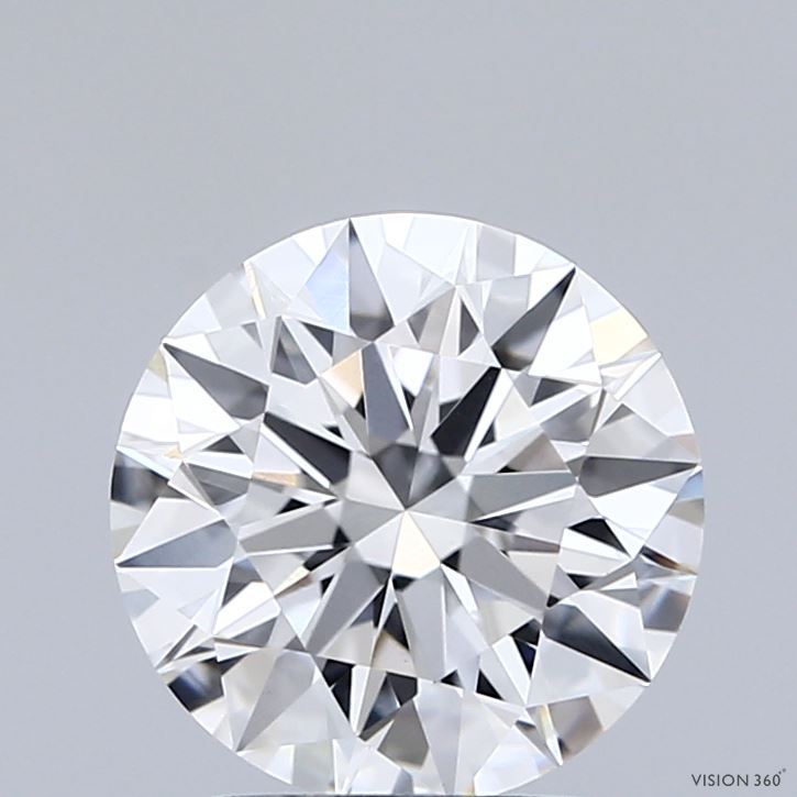 2.05 Carat Round Shaped, Ideal Cut, D Color, VVS2 Clarity, IGI Certified Lab Grown Diamond