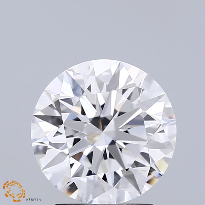 2.05 Carat Round Shaped, Ideal Cut, E Color, VVS2 Clarity, IGI Certified Lab Grown Diamond