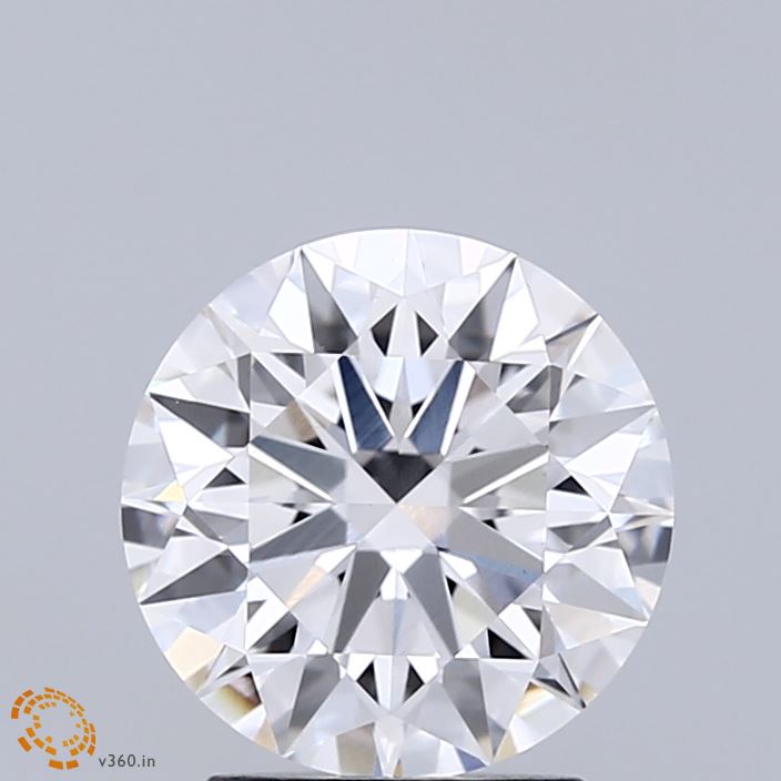 2.04 Carat Round Shaped, Ideal Cut, D Color, VS1 Clarity, IGI Certified Lab Grown Diamond