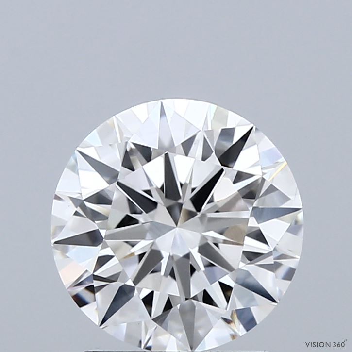 2.04 Carat Round Shaped, Ideal Cut, E Color, VVS2 Clarity, IGI Certified Lab Grown Diamond