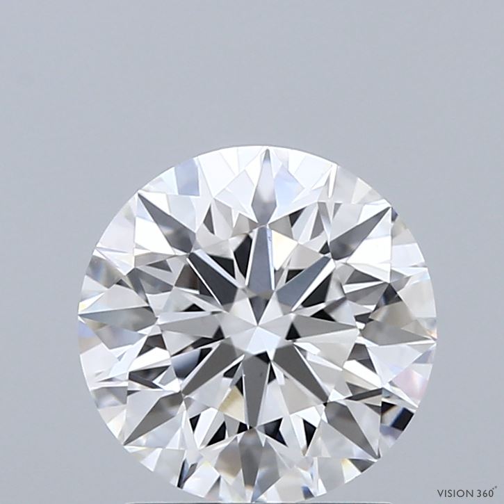 2.01 Carat Round Shaped, Ideal Cut, D Color, VS1 Clarity, IGI Certified Lab Grown Diamond