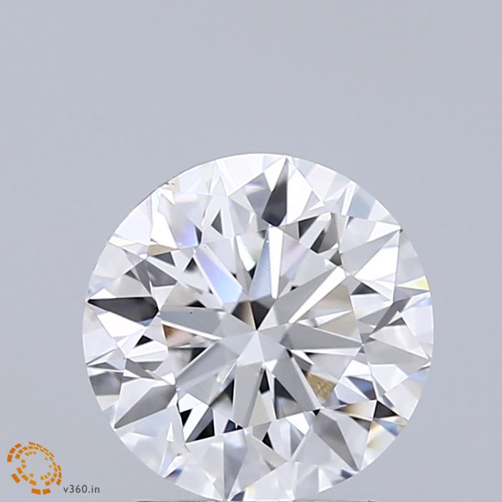 2.00 Carat Round Shaped, Ideal Cut, E Color, VVS2 Clarity, IGI Certified Lab Grown Diamond