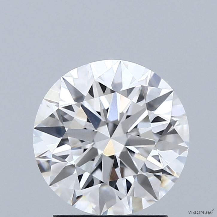 2.05 Carat Round Shaped, Ideal Cut, E Color, VVS2 Clarity, IGI Certified Lab Grown Diamond
