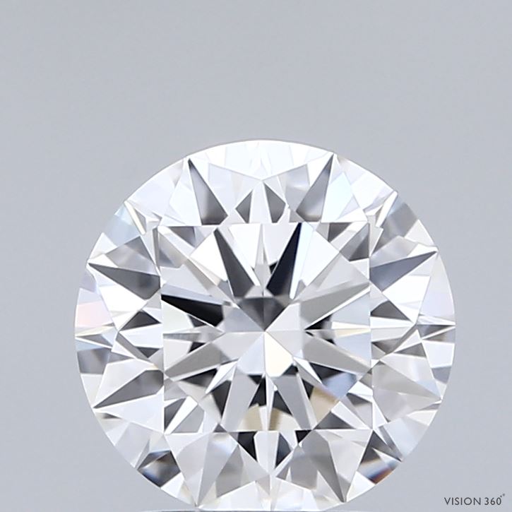2.05 Carat Round Shaped, Ideal Cut, E Color, VVS2 Clarity, IGI Certified Lab Grown Diamond