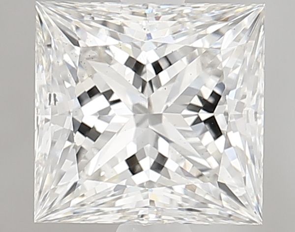 2.46 Carat Princess Shaped, Very Good Cut, F Color, SI1 Clarity, IGI Certified Lab Grown Diamond
