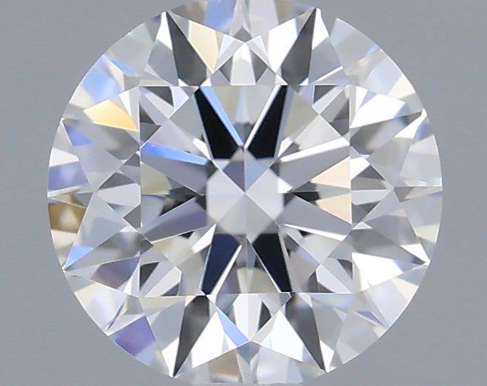 0.55 Carat Round Shaped, Ideal Cut, D Color, VVS2 Clarity, IGI Certified Lab Grown Diamond