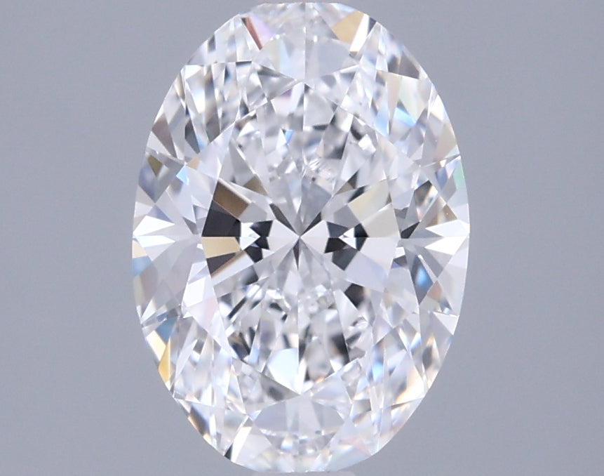 1.53 Carat Oval Shaped, Ideal Cut, D Color, VVS1 Clarity, IGI Certified Lab Grown Diamond