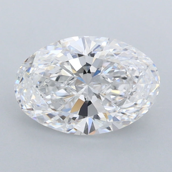 1.02 Carat Oval Shaped, Ideal Cut, D Color, FL Clarity, IGI Certified Lab Grown Diamond