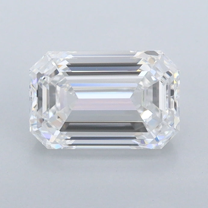 1.04 Carat Emerald Shaped, Ideal Cut, D Color, FL Clarity, IGI Certified Lab Grown Diamond