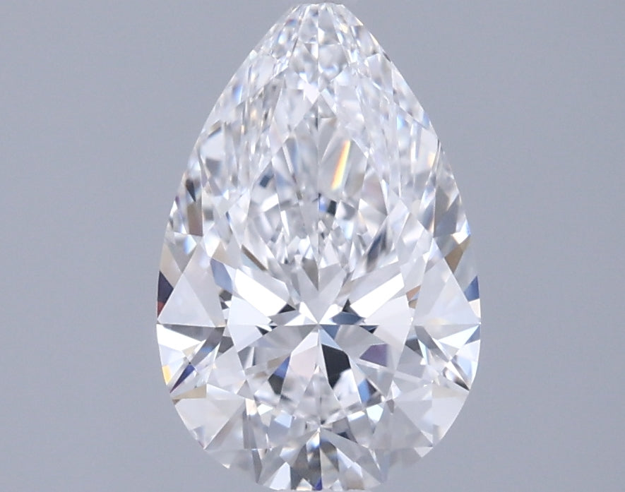 1.22 Carat Pear Shaped, Ideal Cut, D Color, VVS1 Clarity, IGI Certified Lab Grown Diamond