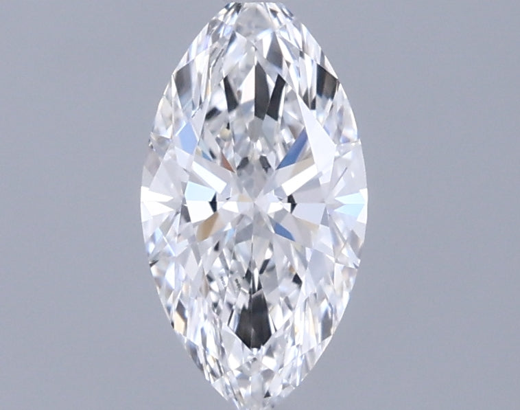0.58 Carat Marquise Shaped, Ideal Cut, D Color, VVS1 Clarity, IGI Certified Lab Grown Diamond
