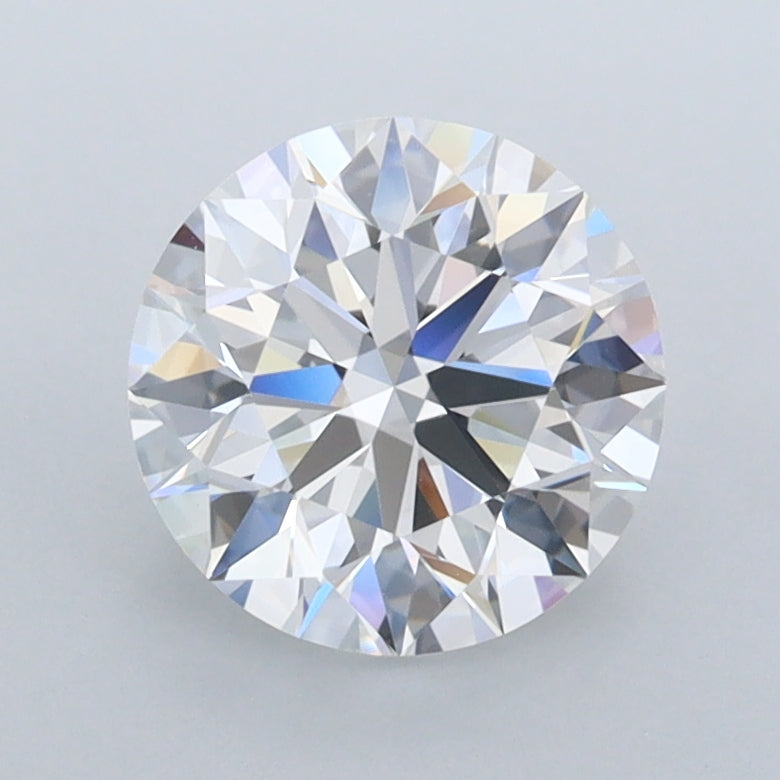 1.67 Carat Round Shaped, Ideal Cut, D Color, FL Clarity, IGI Certified Lab Grown Diamond