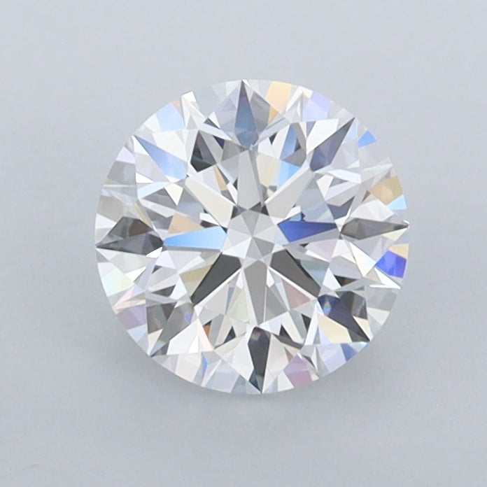 0.97 Carat Round Shaped, Ideal Cut, D Color, FL Clarity, IGI Certified Lab Grown Diamond