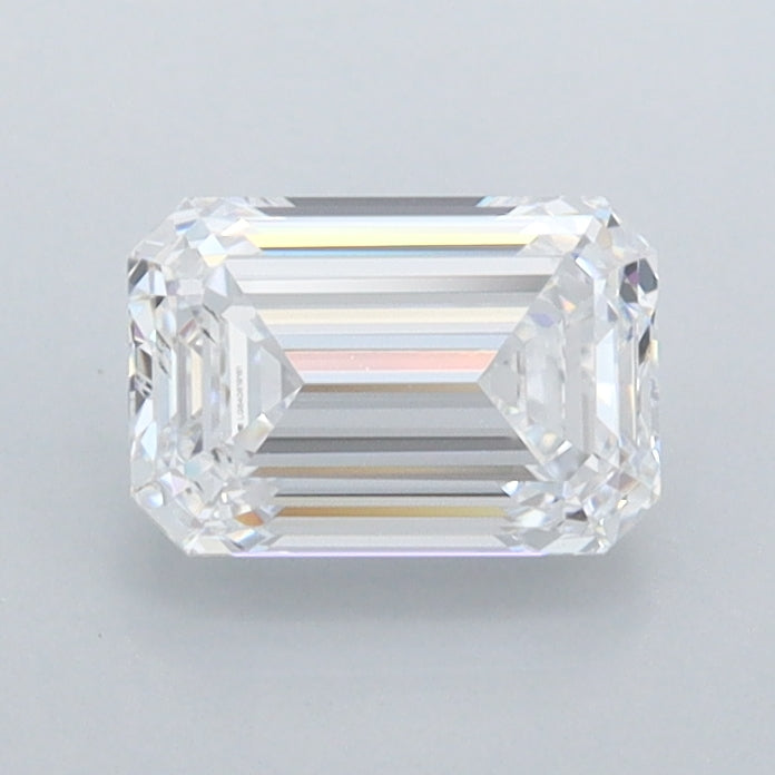 1.00 Carat Emerald Shaped, Ideal Cut, D Color, FL Clarity, IGI Certified Lab Grown Diamond