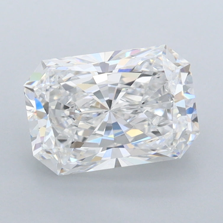 1.45 Carat Radiant Shaped, Ideal Cut, E Color, FL Clarity, IGI Certified Lab Grown Diamond