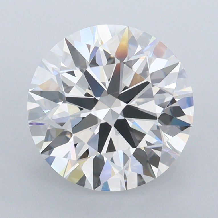 2.09 Carat Round Shaped, Ideal Cut, D Color, FL Clarity, IGI Certified Lab Grown Diamond