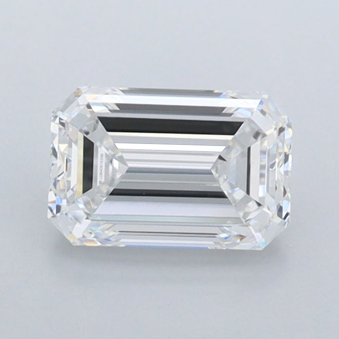 1.03 Carat Emerald Shaped, Ideal Cut, D Color, FL Clarity, IGI Certified Lab Grown Diamond