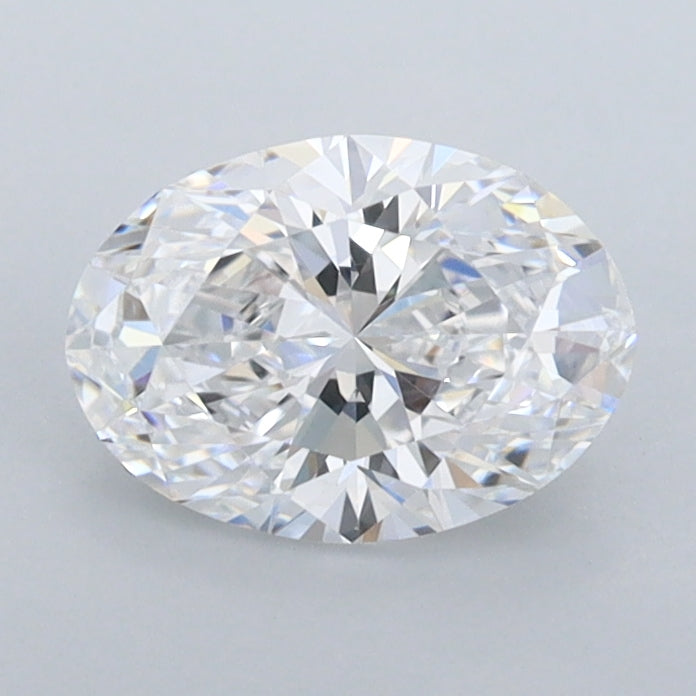 1.05 Carat Oval Shaped, Ideal Cut, D Color, FL Clarity, IGI Certified Lab Grown Diamond