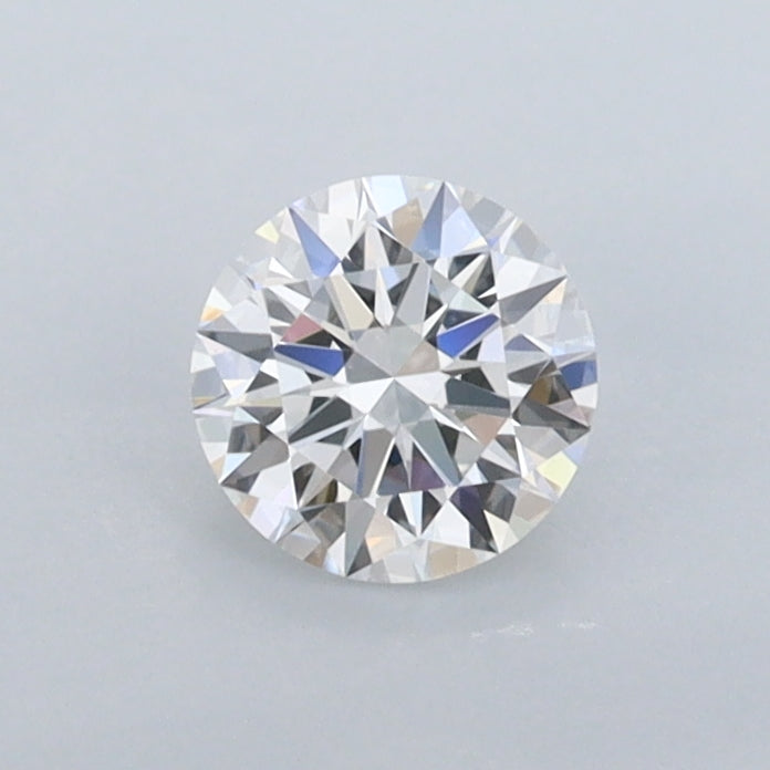 0.51 Carat Round Shaped, Excellent Cut, D Color, FL Clarity, IGI Certified Lab Grown Diamond