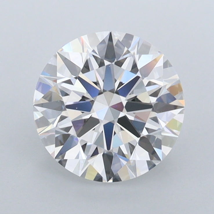 1.47 Carat Round Shaped, Ideal Cut, D Color, FL Clarity, IGI Certified Lab Grown Diamond