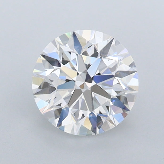 0.97 Carat Round Shaped, Ideal Cut, D Color, FL Clarity, IGI Certified Lab Grown Diamond