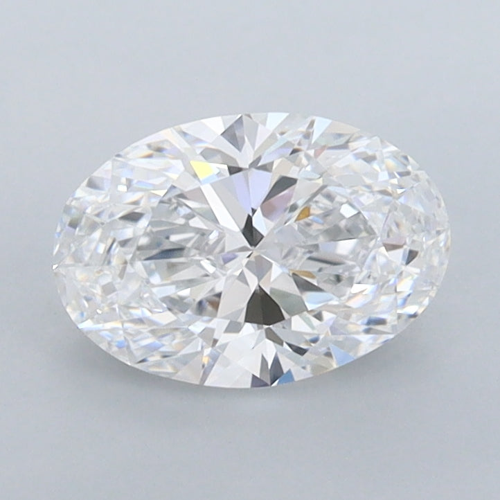 1.01 Carat Oval Shaped, Ideal Cut, D Color, FL Clarity, IGI Certified Lab Grown Diamond