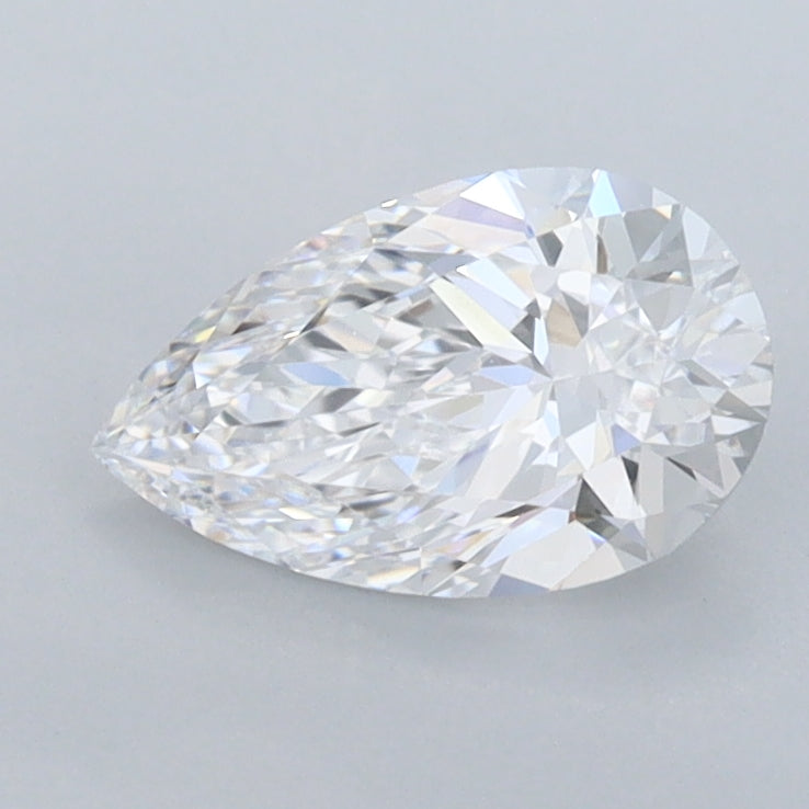 1.00 Carat Pear Shaped, Ideal Cut, D Color, IF Clarity, IGI Certified Lab Grown Diamond