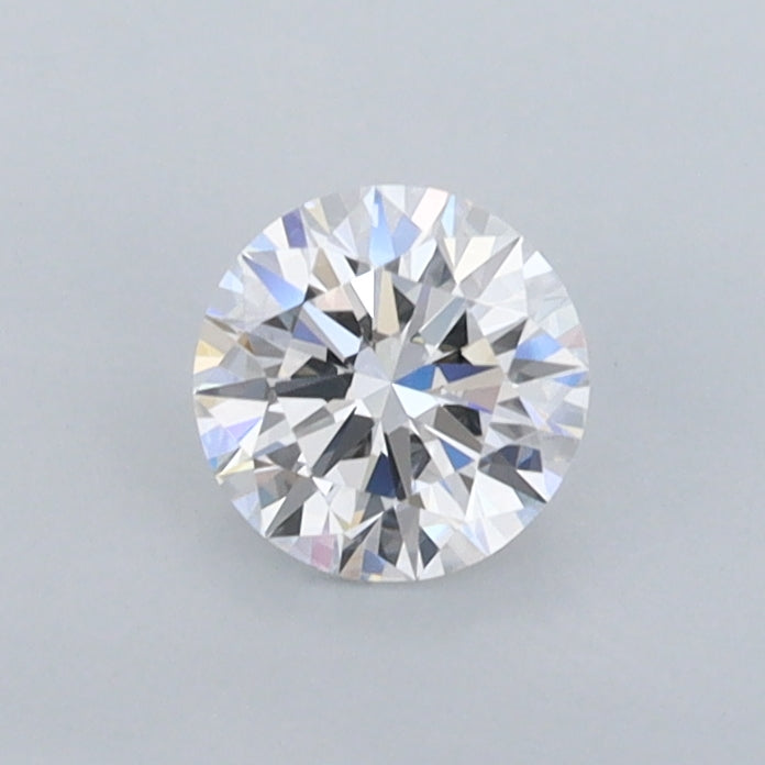 0.49 Carat Round Shaped, Ideal Cut, D Color, IF Clarity, IGI Certified Lab Grown Diamond