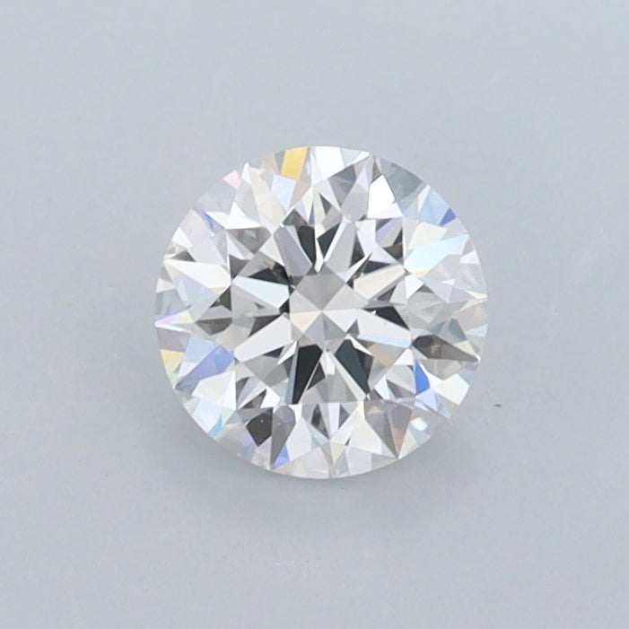 0.55 Carat Round Shaped, Excellent Cut, D Color, FL Clarity, IGI Certified Lab Grown Diamond