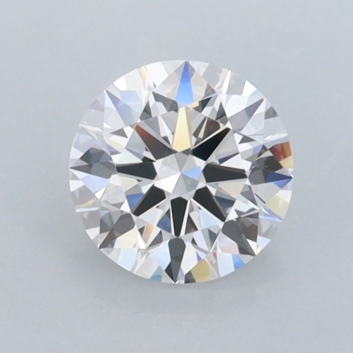 0.89 Carat Round Shaped, Ideal Cut, D Color, FL Clarity, IGI Certified Lab Grown Diamond