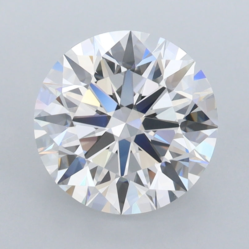 2.24 Carat Round Shaped, Ideal Cut, D Color, FL Clarity, IGI Certified Lab Grown Diamond