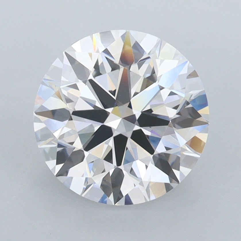 2.39 Carat Round Shaped, Ideal Cut, D Color, FL Clarity, IGI Certified Lab Grown Diamond
