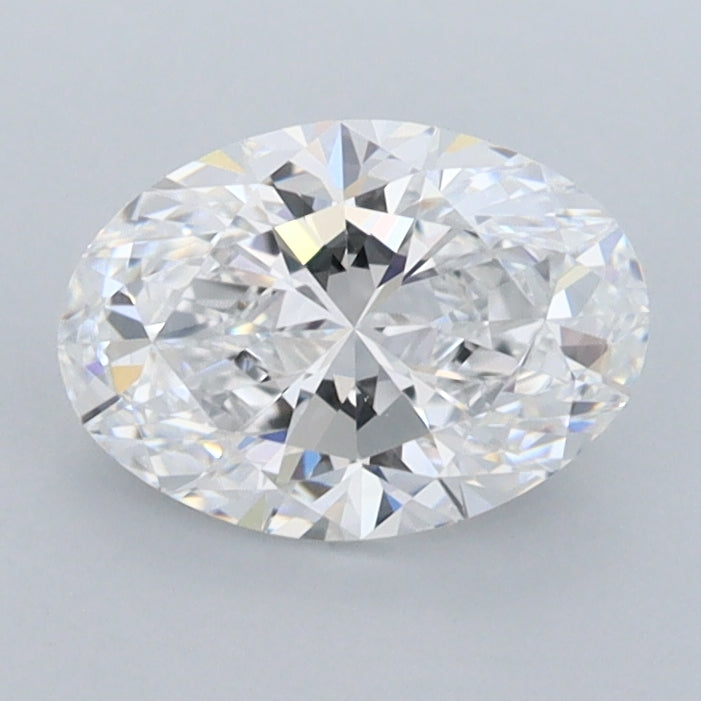 1.13 Carat Oval Shaped, Ideal Cut, D Color, IF Clarity, IGI Certified Lab Grown Diamond