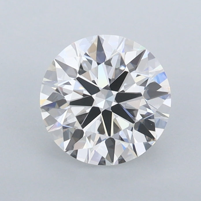 0.97 Carat Round Shaped, Ideal Cut, D Color, FL Clarity, IGI Certified Lab Grown Diamond