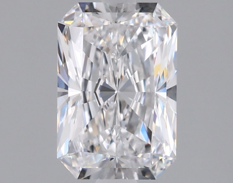 1.47 Carat Radiant Shaped, Ideal Cut, D Color, VVS2 Clarity, IGI Certified Lab Grown Diamond
