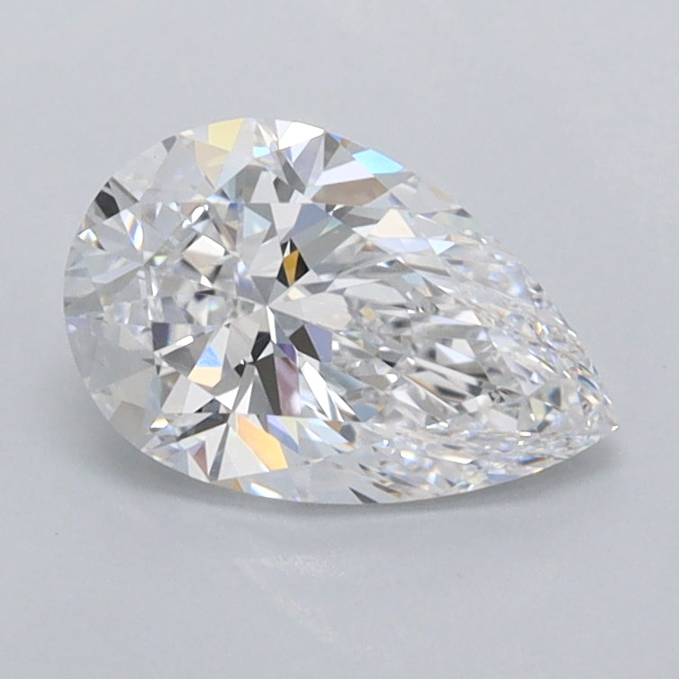 1.01 Carat Pear Shaped, Ideal Cut, D Color, VVS1 Clarity, IGI Certified Lab Grown Diamond