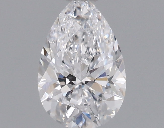 0.53 Carat Pear Shaped, Excellent Cut, D Color, VVS1 Clarity, IGI Certified Lab Grown Diamond