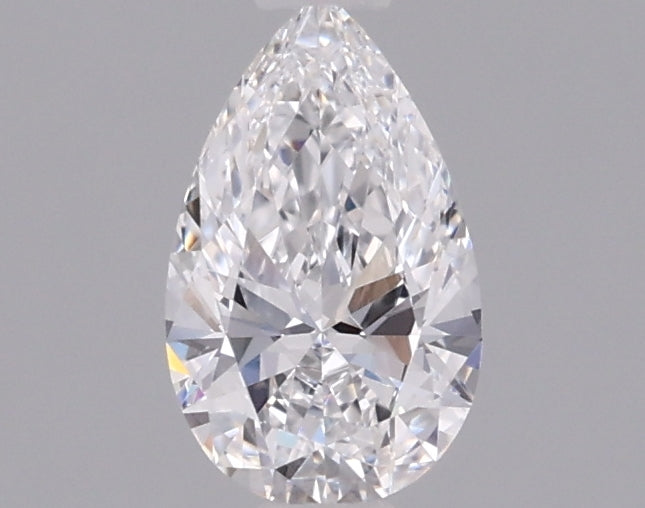 0.47 Carat Pear Shaped, Ideal Cut, D Color, VVS1 Clarity, IGI Certified Lab Grown Diamond