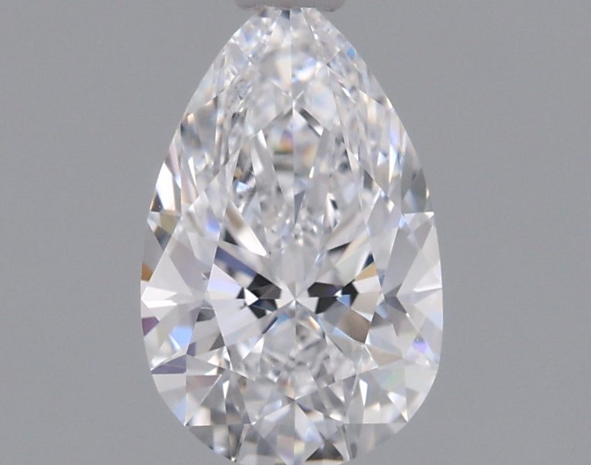 0.79 Carat Pear Shaped, Excellent Cut, D Color, VVS1 Clarity, IGI Certified Lab Grown Diamond