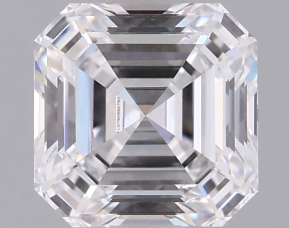 1.10 Carat Asscher Shaped, Ideal Cut, D Color, VVS2 Clarity, IGI Certified Lab Grown Diamond