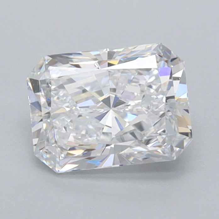 1.00 Carat Radiant Shaped, Ideal Cut, D Color, FL Clarity, IGI Certified Lab Grown Diamond