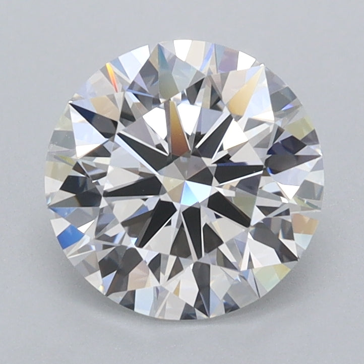 1.54 Carat Round Shaped, Ideal Cut, D Color, VVS1 Clarity, IGI Certified Lab Grown Diamond