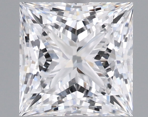 1.54 Carat Princess Shaped, Ideal Cut, D Color, VVS1 Clarity, IGI Certified Lab Grown Diamond
