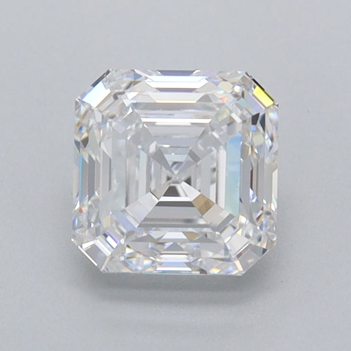 1.04 Carat Asscher Shaped, Ideal Cut, D Color, FL Clarity, IGI Certified Lab Grown Diamond