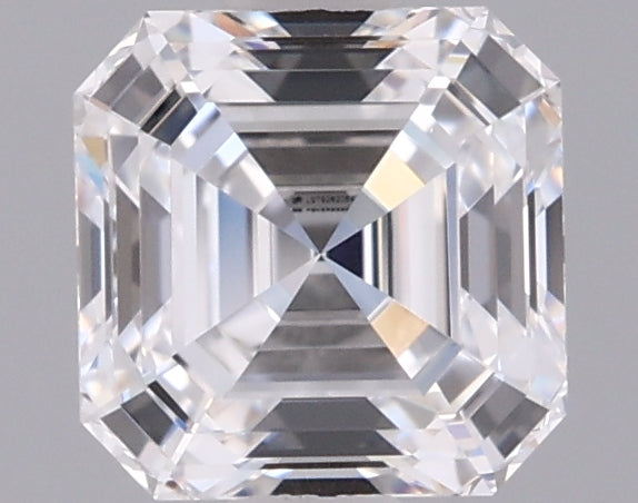 1.01 Carat Asscher Shaped, Ideal Cut, D Color, VVS2 Clarity, IGI Certified Lab Grown Diamond
