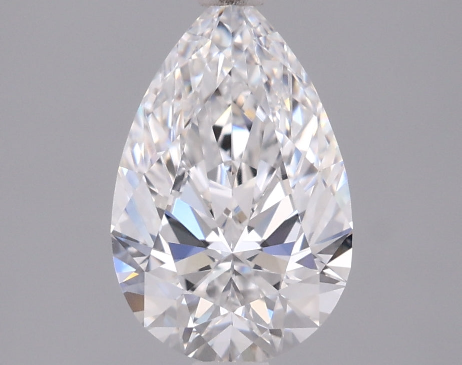 1.51 Carat Pear Shaped, Ideal Cut, D Color, VVS1 Clarity, IGI Certified Lab Grown Diamond