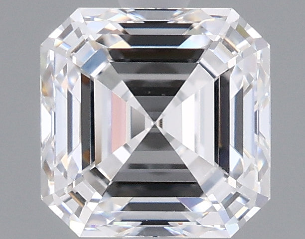 1.62 Carat Asscher Shaped, Excellent Cut, D Color, VVS1 Clarity, IGI Certified Lab Grown Diamond